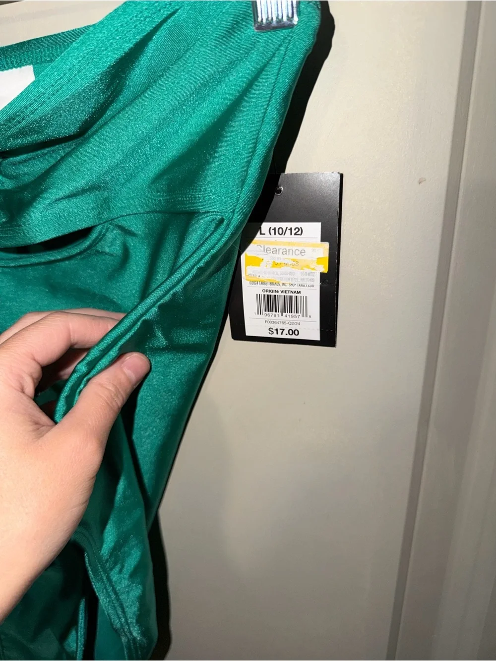 art class Emerald Green/Teal Girls One-Piece Swimsuit